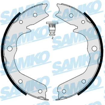 LPR LPR08970 Brake shoe set