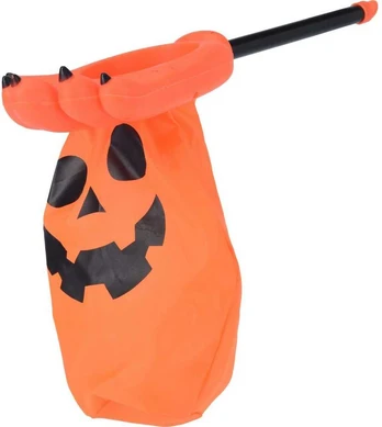 Christmas Decoration HELOWEEN CANDY BACKET, ORANŽINĖ