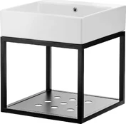 Wall-hung bathroom console with washbasin - 50x50 cm kaina