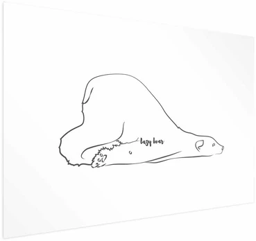 Artgeist Plakatas - Lazy Bear