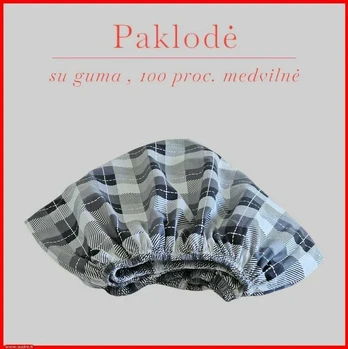 Paklodė su guma - 180x200+30cm.