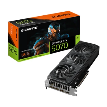 Vaizdo plokštė Gigabyte GeForce RTX 5070 Windforce OC 12G, 12288 MB GDDR7