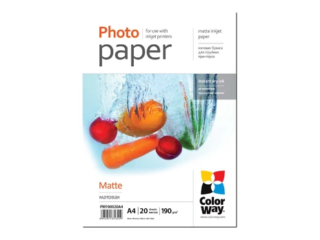 190 g/m² | A4 | Matte Photo Paper | PM190020A4