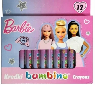 St. Majewski Barbie vaško kreidelės, 12 vnt.