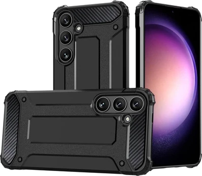 Hurtel Hybrid Armor Samsung S24+ Juodas