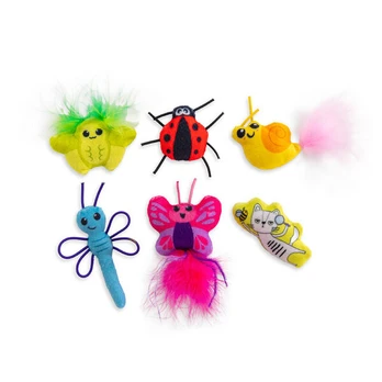 Žaislai katėms Cute as a Bug, 6 vnt.