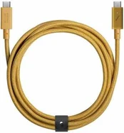 Native Union Belt Cable Pro 240W - kabelis USB-C - USB-C, 2,4 m (kraft)