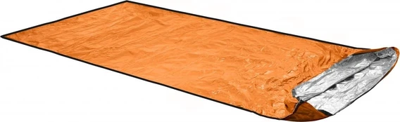 No Name ORTOVOX Bivy Ultralight Adult Rectangular sleeping bag Polyurethane, Silver Blue, Orange
