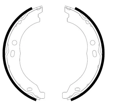 TEXTAR 91066700 Brake shoe set