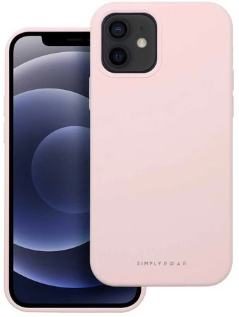 Dėklas Roar Cloud-Skin Case - for iPhone 12 Light Rožinė