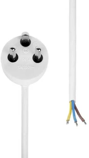 MicroConnect Type K EDB - Open End, Power cable, 3m, Baltas