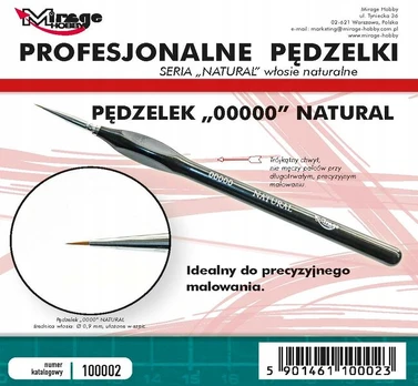Mirage Hobby teptukas Natural nr 5/0, šeriai