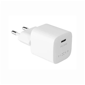 Fixed Mini USB-C Travel Charger Fast charging, White, 30 W | FIXC30M-C-WH