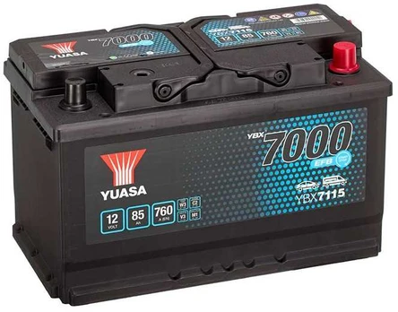 YUASA YBX7115 EFB 85Ah 760A (EN) akumuliatorius