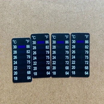 LCD termometro juosta, 5 vnt