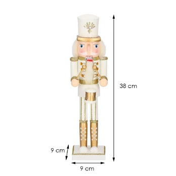 Springos CA0914 OZDOBA ŚWIĄTECZNA DZIADEK DO ORZECHÓW 38 CM
