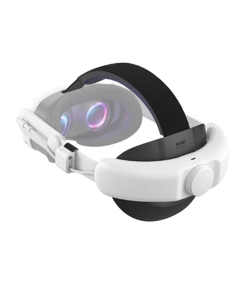 KIWI design Elite Strap with Battery 6400 mAh Compatible with Meta Quest 3 and 3s Accessories, Comfort Battery Head Strap, Extend Playtime