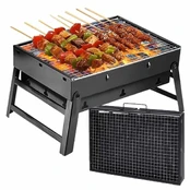 Folding camping garden grill RC-K-933 juodas kaina