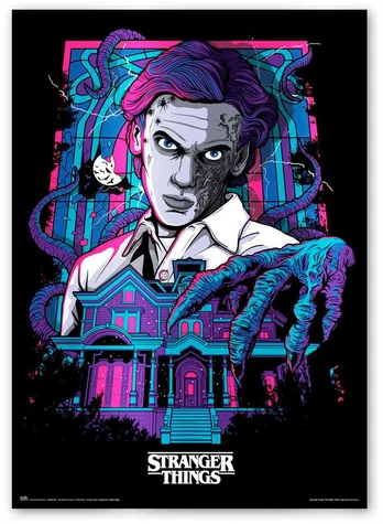 ERIK Stranger Things luminescent poster