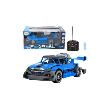 Remote Control Car RC 1:20 Lights Smoke Effect Blue
