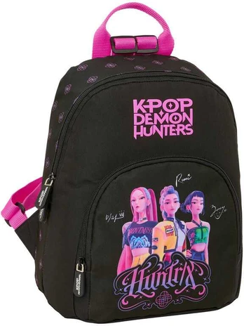 Safta Kpop Demon Hunters Negra backpack