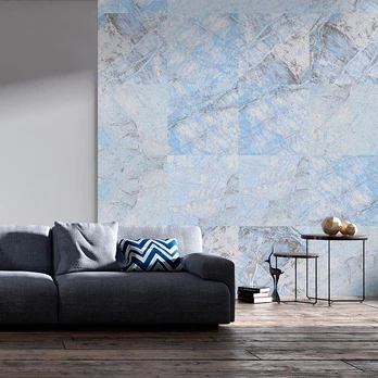Artgeist Fototapetas - Mėlyna Marble 50x1000