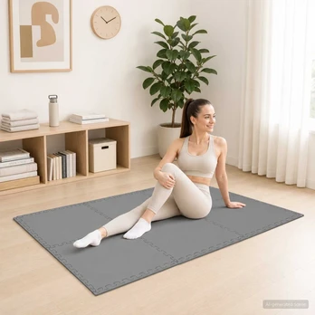 Grindų Kilimai 40 pcs Pilka 14,4 m² EVA puta
