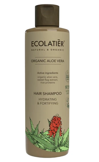 Šampūnas Ecolatier Hydrating & Fortifying Organic Aloe Vera, 250 ml