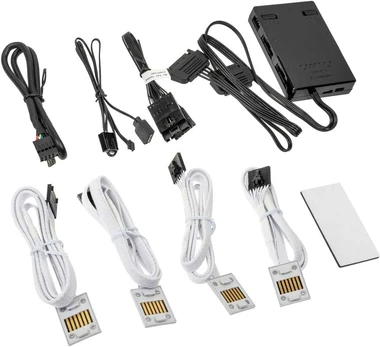 Lian Li UNI HUB SL-INF Controller, L-Connect 3 - baltas