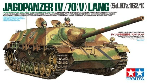 Tamiya - Jagdpanzer IV/70(V) Lang (Sd.Kfz.162/1), 1/35, 35340