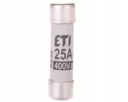 Saugiklis Eti Ch8x32 Gg 25a 400v