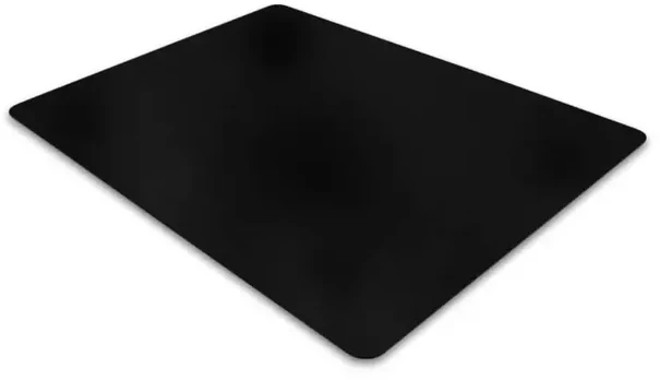 Floortex Advantage stoleunderlag PVC 120x150 cm tæppe sort