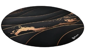 Arozzi Zona Round Floor Pad | Black/Gold kaina