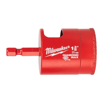 Deimantinė gręžimo karūna Milwaukee DIAMOND MAX; HEX1/4''; 35 mm