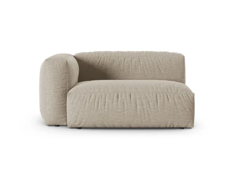 Modul Left, "Martina", 1 Seat, 160x120x75, Light Beige