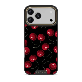 Cherrybomb - iPhone 17 Pro Max Case, Elite Dark (MagSafe) / Gold