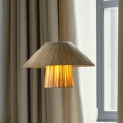 OSRAM pakabinama lempa „Decor Bamboo Paper Hat“ Ø 40 cm, bambukas, E27