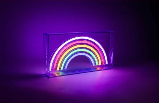 Fuj:tech Neon Rainbow -LED pöytä- tai seinävalaisin