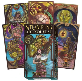 Steampunk Art Nouveau Tarott kortos