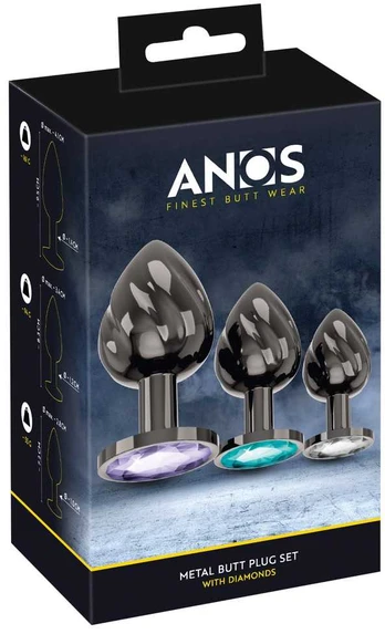 Metal Butt Plug Set