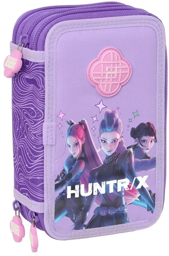 Safta Kpop Demon Hunters Battle triple pencil case 37pcs