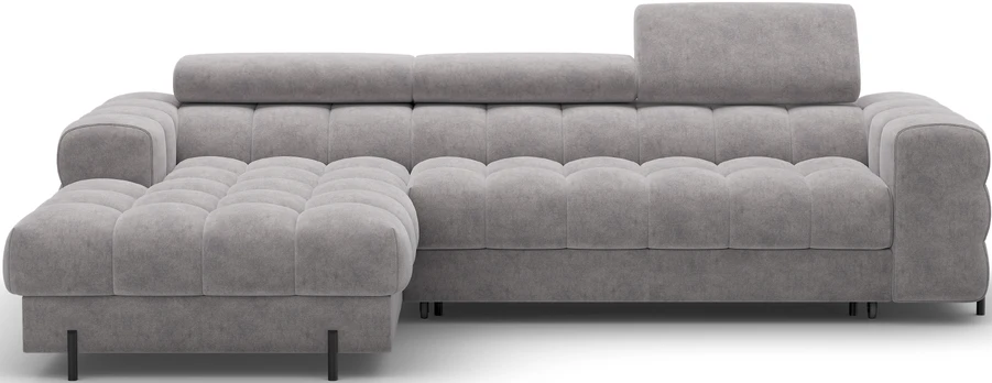 Kampinė sofa Felro, Pilka