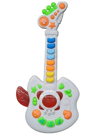 Interaktyvi gitara su garsais ir šviesomis