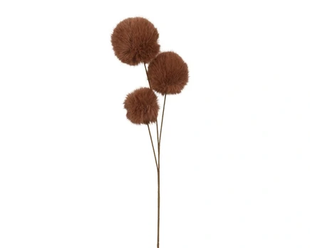 Dirbtinė šakelė Decoris Fur, ruda, 70 cm
