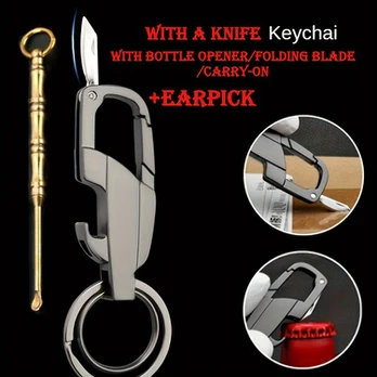 Raktų pakabukas, įrankiai, 1 Set Multifunctional Keychain-B Style