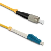 Qoltec Patchcord światłowodowy FC/UPC - LC/UPC | Singlemode | 9/125 | G652D | Simplex | 15m kaina