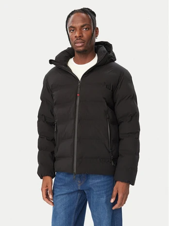 Tommy Hilfiger Demisezoninė striukė MW0MW44977 Juoda Regular Fit