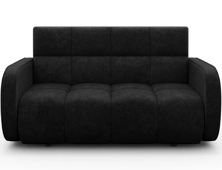 Deverio 3 seater, Modern, Black