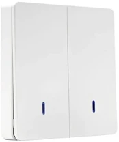 Belaidis 2 kanalų sieninis jungiklis Rf 433mhz