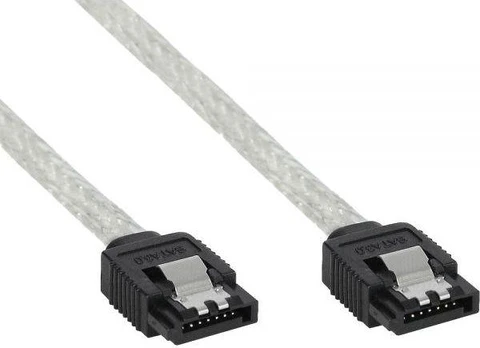 InLine SATA - SATA, 0.75m, Pilka (27307R)
